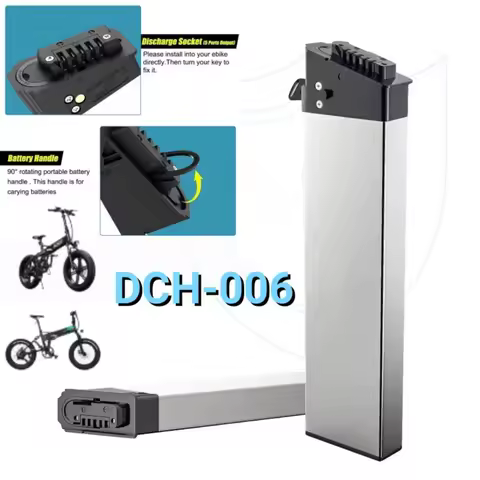 Replacement 36V/48V Battery for ADO A20 A20F MATE City BIKE Fiido M1 Pro DCH-006 10.4Ah 12.8Ah 14Ah 