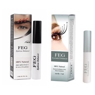 FEG Eyelash Enhancer Eye Lash Rapid Growth Serum Liquid 100% Natural + FEG Eyelash enhancer 3ml