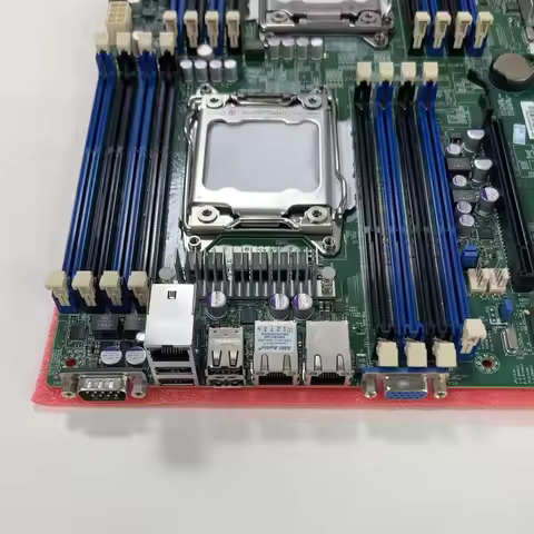 X9DRi-F For Supermicro Server Motherboard LGA2011 E5-2600 V1/ V2 Family ECC DDR3 8x SATA2 and 2x SAT