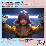 Poster Free Fire FF All Series Game Online Terbaru Gamer FreeFire Hiasan Dinding Aesthetic FFRX-41