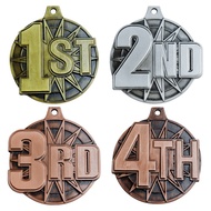 7cm Zinc Alloy High Quality Ranking Medals 1st/2nd/3rd/4th Suitable for Club or School Athletic Comp