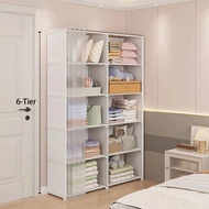 1pc Multi-Layer Dust-Proof Wardrobe,Combination Storage Cabinet,Space-Saving Storage Cabinet For Bed