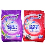 Breeze Powder Detergent 400g - Power Clean / Colour Care