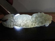 美物!壽山凍石《鰲龍》把件。正宗壽山坑頭凍石，石質細膩，通透18895