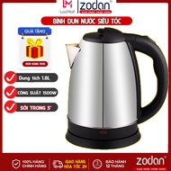 Ấm đun siêu tốc Bình đun nước siêu tốc 2.2L - Bảo Hành 1 Năm - Ấm đun siêu tốc- An toàn cho mọi gia 