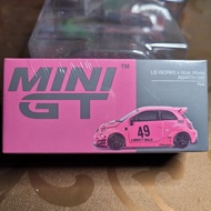 Mimi gt lb works x abas works abarth 595 pink