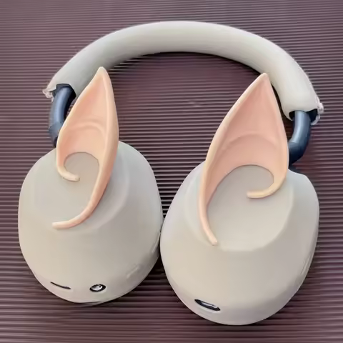 Sony WH-1000XM5/4/3 Headphone Case Custom Silica Gel Spirit Cute Bear Earphone Case XM4 Headphone Ac