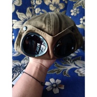 Cp company army green And black cap