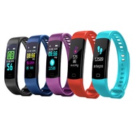 Y5 Smart Wristbands Color Screen Heart Rate Monitor Blood Pressure Fitness Tracker