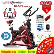 ◘✘✢ADSports AD-747 Gym Fitness Home Iron Spinning Bicycle Exercise Bike Indoor Cycling + FREE Gifts 