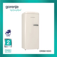 ตู้เย็นเรโทร ประหยัดพลังงานระดับ A+++ สีแชมเปญ (Gorenje Retro Special Edition) - 8.8Q / 260 ลิตร (Mo