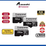 Transcend USD340S 64GB / 128GB / 256GB UHS-I U3 Class10 High Performance MicroSDXC Card