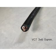 THAI UNION VCT 3x6 Sqmm Wire.cut Length 1 Meter