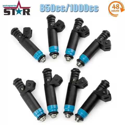 4/8PCS 850cc 1000cc Fuel Injectors For Buick For Ford For BMW Deka 80LB EV1 Siemens OEM # FI114992 F