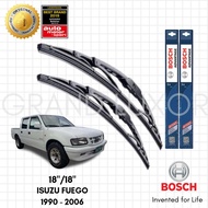 Bosch Advantage Wiper Blade Set for Isuzu Fuego 1990-2006 (18 Inches/18 Inches)
