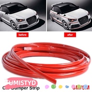 UMISTYDREAMUM9U 1Roll Red Decorative Strip, /5M DIY Car Bumper Sticker, Durable Thickened 6/8/10/12/