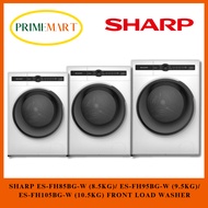 SHARP ES-FH85BG-W 8.5KG / ES-FH95BG-W 9.5KG / ES-FH105BG-W 10.5KG FRONT LOAD WASHER + 2 YEARS WARRAN