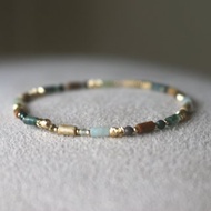 手環 阿拉善石 瑪瑙 文化石 - 彩虹糖-