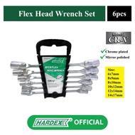 HARDEX Flex Head Wrench Set (6 Pcs) P-WR-FLEX-6P