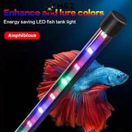 H&Z 17-47CM USB Plug Aquarium Light LED Waterproof Fish Tank Light Underwater Lighting Submersible L