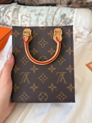 LV Petite Sac Plat 系列 琴譜包 Mini 手袋 棕色