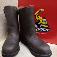 BIG TRUCK MEN'S SAFETY SHOES # SS8018 # SAFETY BOOTS # GENUINE LEATHER # KASUT KERJA SAFETY LELAKI #