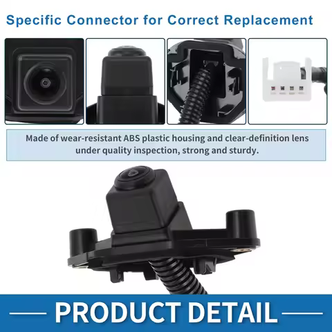 UXCELL Rear View Camera for Nissan Qashqai J11 2015-2019 Park Assist Backup Reverse Camera Replace