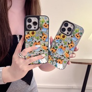 Fox Little Persimmon Mirror Phone Case Suitable for 16 Pro Max/16 Pro/15 Pro Max/14 Pro Max Phone Ca