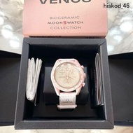 Swatch X  Omega Watch Bioceramic MoonSwatch collection Mission to VENUS Pink New