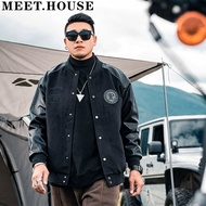 【2XL-8XL】Plus Size Jacket Varsity Jacket For Men Bomber Jacket For Men Motorcycle Jackets For Men Le