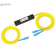 <Activee> PLC Splitter APC 1X2 PLC Singlemode Fiber Optical Splitter /UPC PCL Splitter Internal Comp