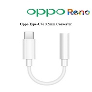 ORIGINAL Genuine OPPO RENO 13Pro 13F 12F 12Pro Type C to 3.5mm Audio Jack Adapter Converter Find X3 