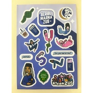 2D Sticker Thousand Colors Zus | SHR MZB | Team Zus | Jom Street to Zus