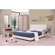 Salmah Bedroom Set / Queen Size Divan Bed Dressing Table Wardrobe Set / Set Bilik Tidur