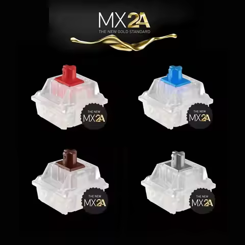 Cherry MX2A Switch Mechanical Keyboard Custom Linear Tactile Switches 3Pin RGB Blue Red Brown Sliver