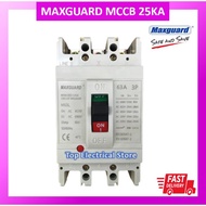 MAXGUARD MCCB 3P 25KA 32A/40A/63A (M63L) MOULDED CASE CIRCUIT BREAKER