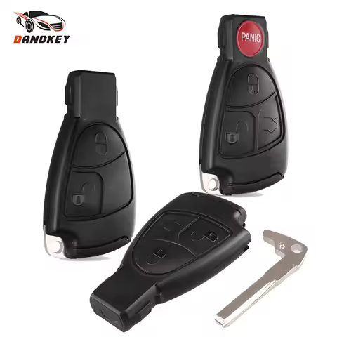Dandkey 2/3/4 Buttons Car Key Replacement For Mercedes Benz C B E Class W203 W211 W204 YU BN CLS CLK