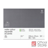 Winsor&Newton สมุด สมุดกระดาษวาดสีน้ำ 300G 20SH 23x31 cm. จำนวน 1 เล่ม