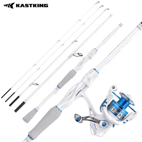 KastKing Centron Lite Travel Spinning Combo Fishing Rod Reel Packable Spinning Combos Lightweight IM