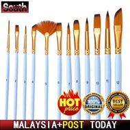 ★Fast Delivery★ Artists Paint Brush Set Nylon Hair  Matte Acrylic Watercolor Fan Shaped Brush