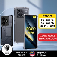 LionShield Poco F6 Pro / F6 / X6 Pro / X6 / M6 Pro / C65 5G 4G Clear Case - Protective Shockproof Ca