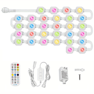 cod Smart Eaves Lights，RGB Permanent Outdoor Lights LED String Lights，with App/Remote Control，for Ho