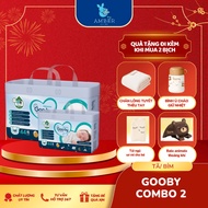 Combo of 2 packs of diapers, Gooby Premium night diapers, 12-hour anti-spill Size M32,L28,XL26,XXL24