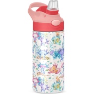 Cute Axolotl Stainless Steel Water Bottle for kids - 12 Ounce Stainless Steel Vacuum Insulated Water