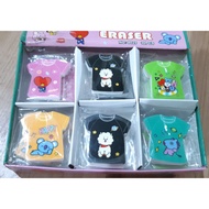 BT21 ERASER BTS ERASER BT21/HAPUSAN BT21 CLOTHES/ERASER BT21