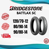 Bridgestone Battlax SC 120/70-12 80/90-14 90/80-14 (TAHUN 2019 - 2022) [READY STOCK]