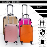cabin size new design 20inch abs travel luggage bag plain beg bagasi H