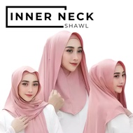 YH INNER NECK SHAWL Cotton Premium (Bukan Jersey) Tudung Pashmina Tutup Leher Full Cover Loose Style