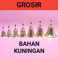 Lonceng bahan kuningan bell pintu pagar Antik klintingan krincingan kuningan suara nyaring