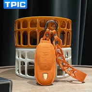 Olcantara Car Remote Key Cover For Porsche Cayenne 958 957 Cayman 987 986